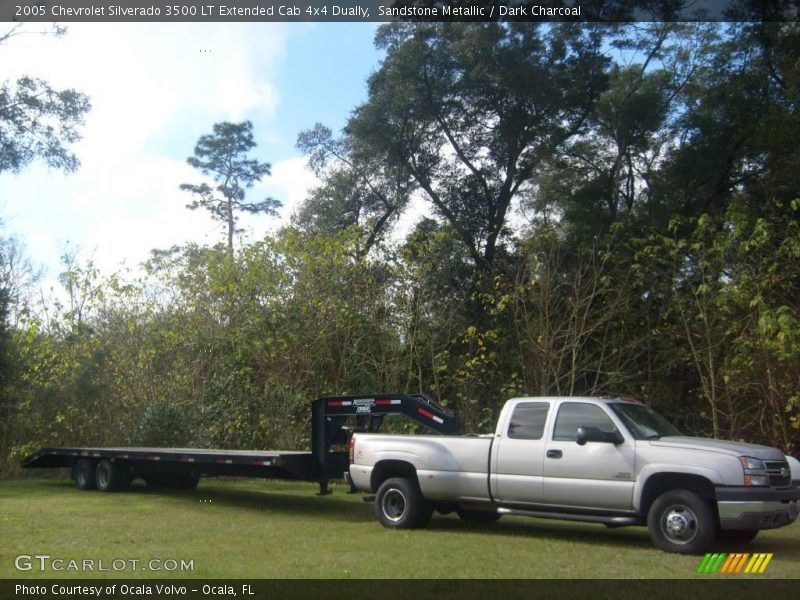 Sandstone Metallic / Dark Charcoal 2005 Chevrolet Silverado 3500 LT Extended Cab 4x4 Dually