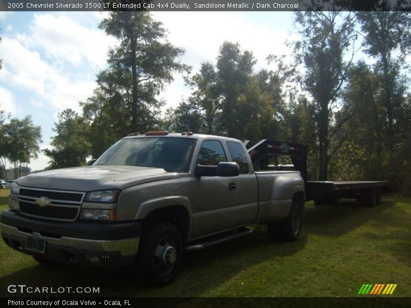 Sandstone Metallic / Dark Charcoal 2005 Chevrolet Silverado 3500 LT Extended Cab 4x4 Dually