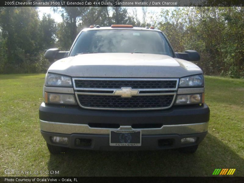 Sandstone Metallic / Dark Charcoal 2005 Chevrolet Silverado 3500 LT Extended Cab 4x4 Dually
