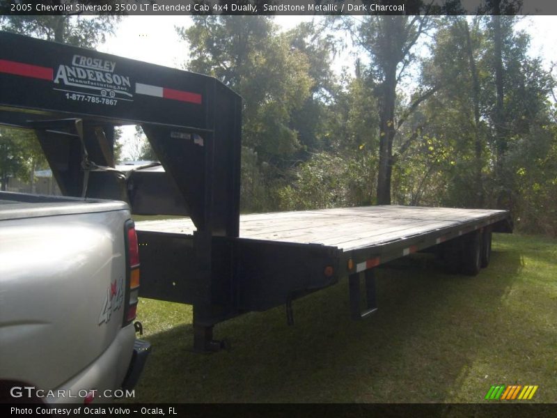 Sandstone Metallic / Dark Charcoal 2005 Chevrolet Silverado 3500 LT Extended Cab 4x4 Dually