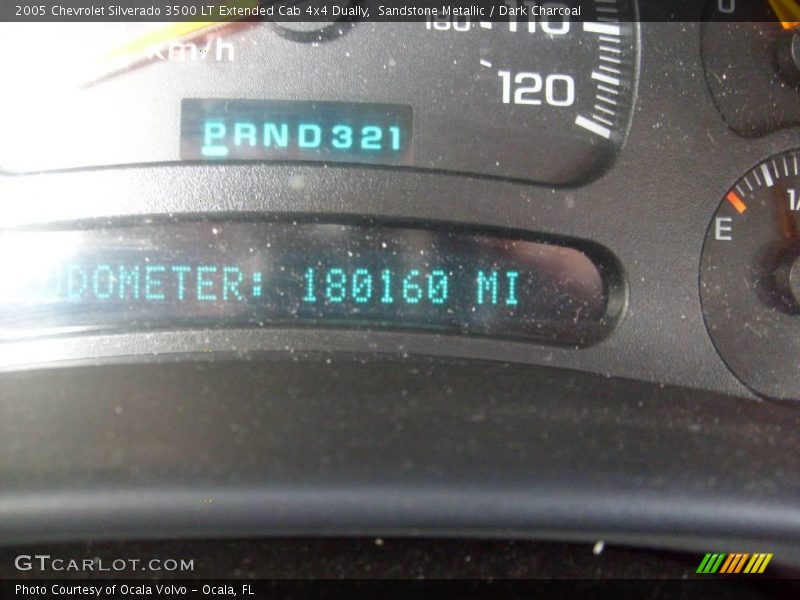 Sandstone Metallic / Dark Charcoal 2005 Chevrolet Silverado 3500 LT Extended Cab 4x4 Dually