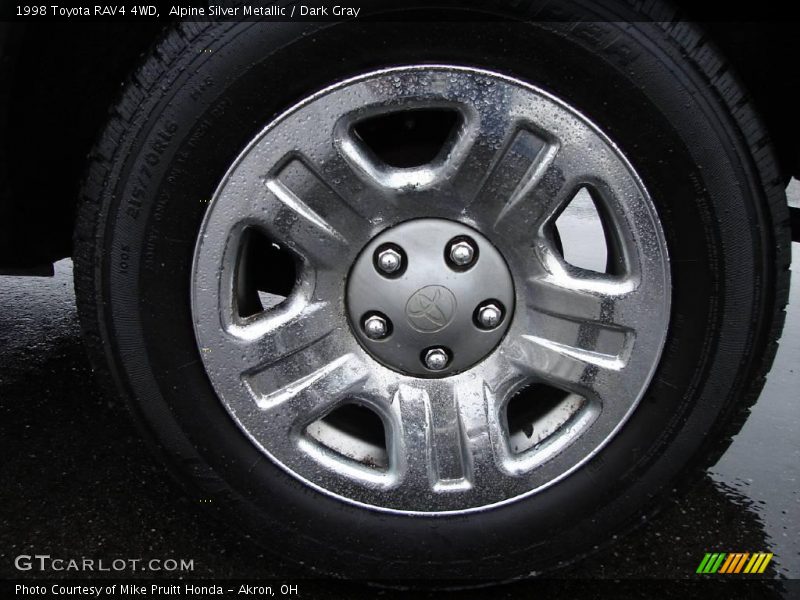 Alpine Silver Metallic / Dark Gray 1998 Toyota RAV4 4WD