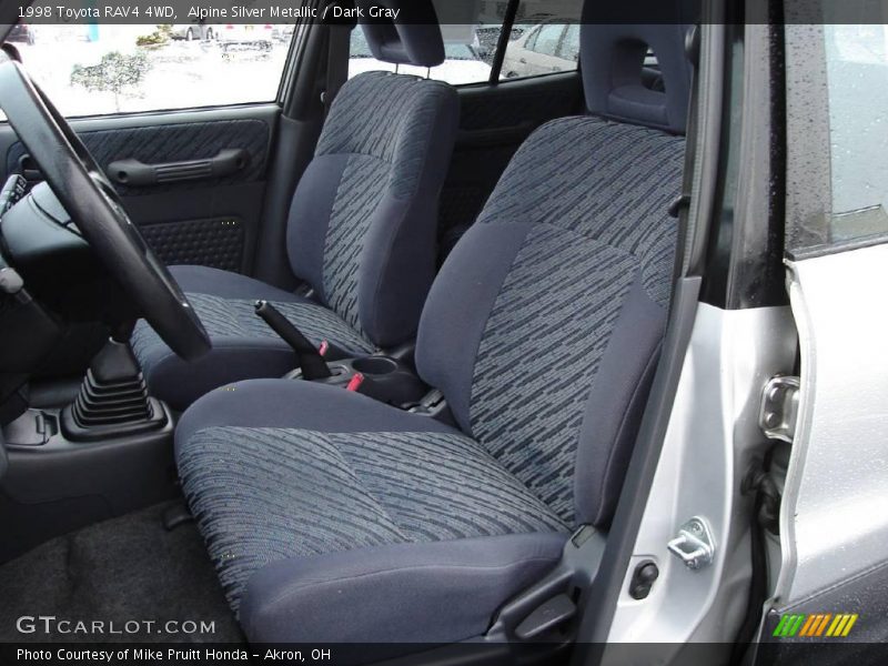 Alpine Silver Metallic / Dark Gray 1998 Toyota RAV4 4WD