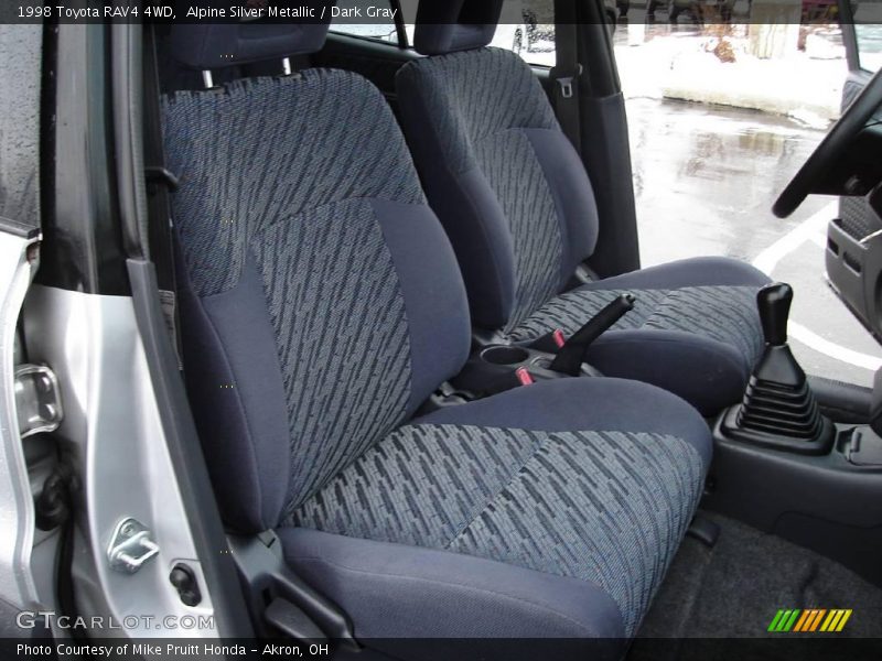 Alpine Silver Metallic / Dark Gray 1998 Toyota RAV4 4WD