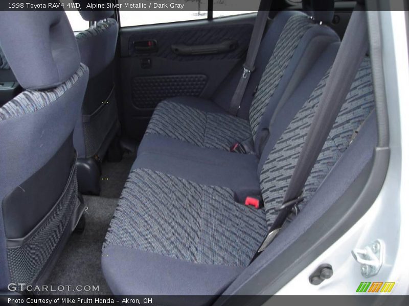 Alpine Silver Metallic / Dark Gray 1998 Toyota RAV4 4WD