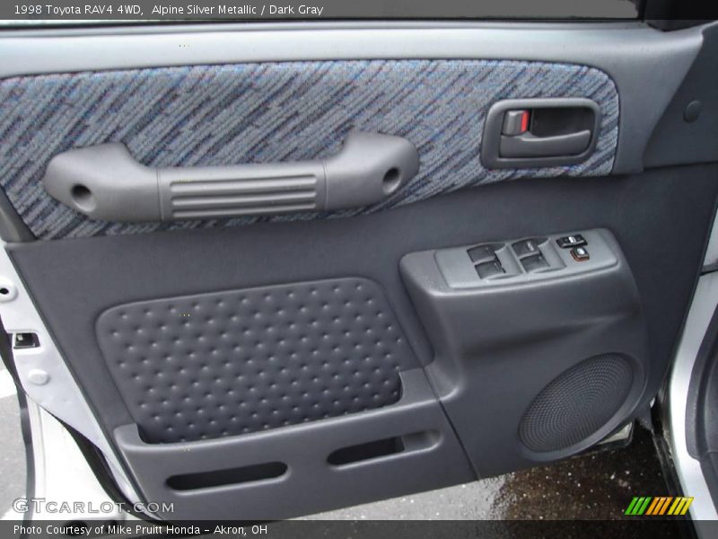 Alpine Silver Metallic / Dark Gray 1998 Toyota RAV4 4WD