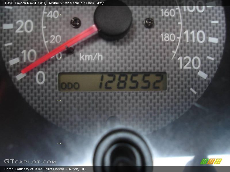 Alpine Silver Metallic / Dark Gray 1998 Toyota RAV4 4WD