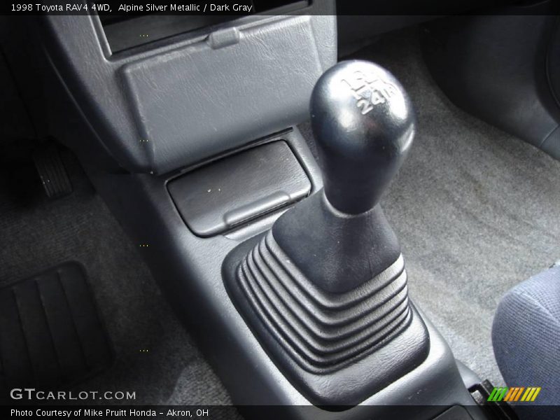 Alpine Silver Metallic / Dark Gray 1998 Toyota RAV4 4WD