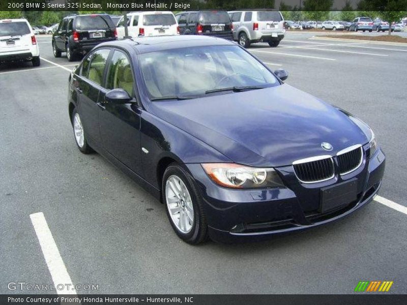 Monaco Blue Metallic / Beige 2006 BMW 3 Series 325i Sedan