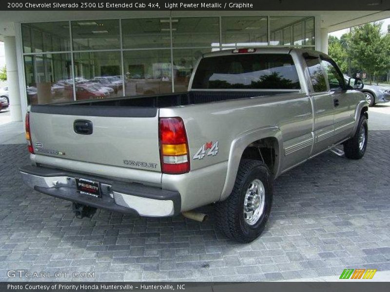 Light Pewter Metallic / Graphite 2000 Chevrolet Silverado 2500 LS Extended Cab 4x4