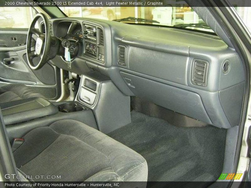 Light Pewter Metallic / Graphite 2000 Chevrolet Silverado 2500 LS Extended Cab 4x4
