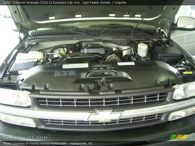 Light Pewter Metallic / Graphite 2000 Chevrolet Silverado 2500 LS Extended Cab 4x4