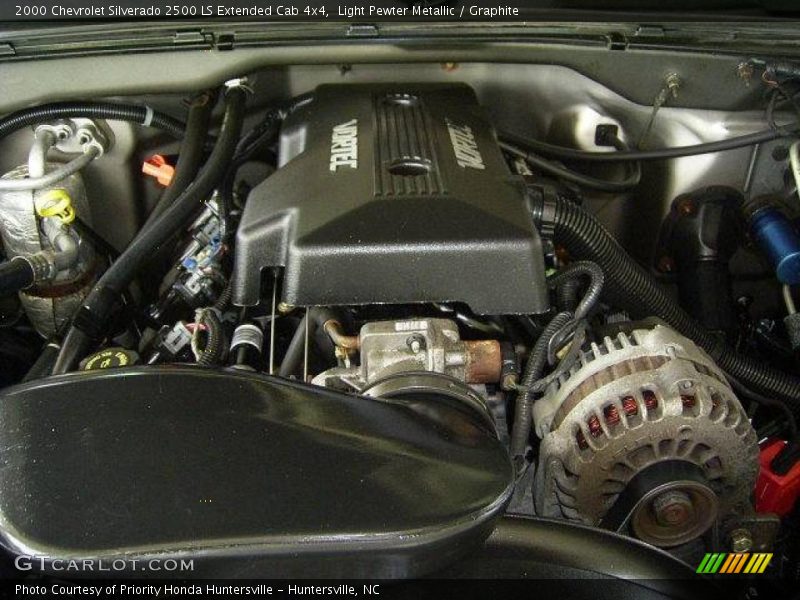 Light Pewter Metallic / Graphite 2000 Chevrolet Silverado 2500 LS Extended Cab 4x4