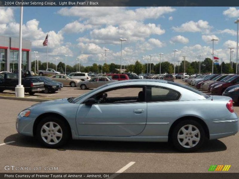 Light Blue Pearl / Black 2004 Chrysler Sebring Coupe