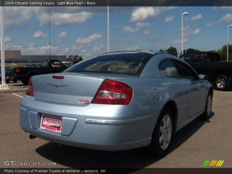 Light Blue Pearl / Black 2004 Chrysler Sebring Coupe