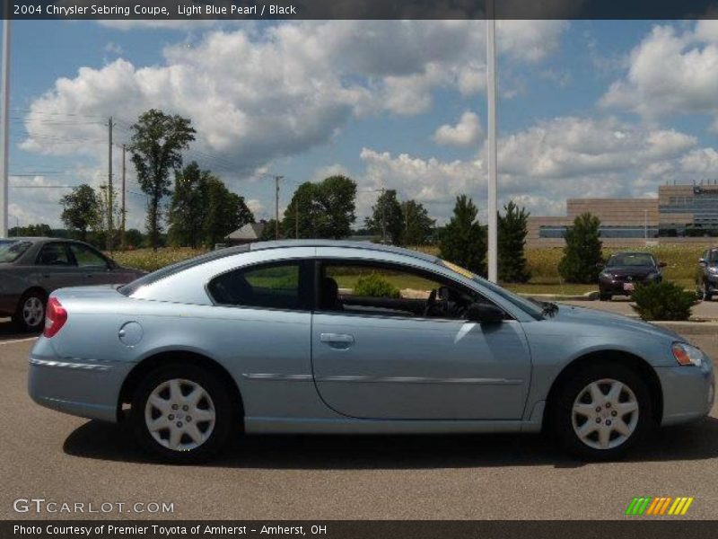 Light Blue Pearl / Black 2004 Chrysler Sebring Coupe