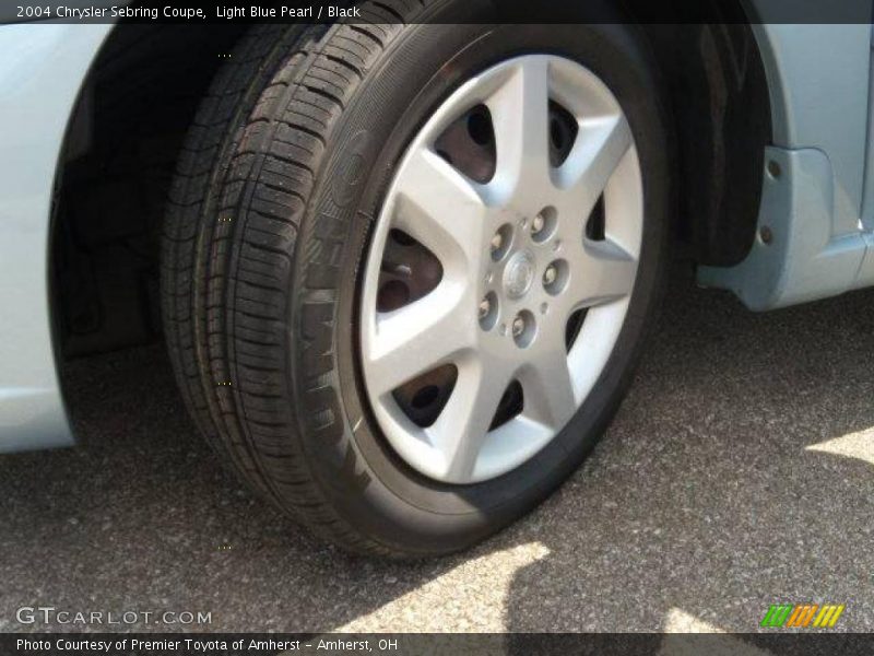 Light Blue Pearl / Black 2004 Chrysler Sebring Coupe