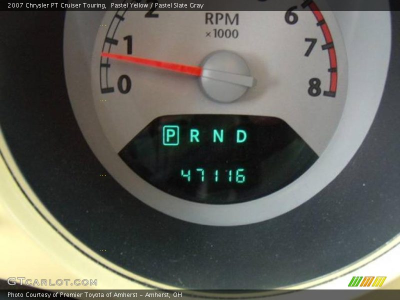 Pastel Yellow / Pastel Slate Gray 2007 Chrysler PT Cruiser Touring