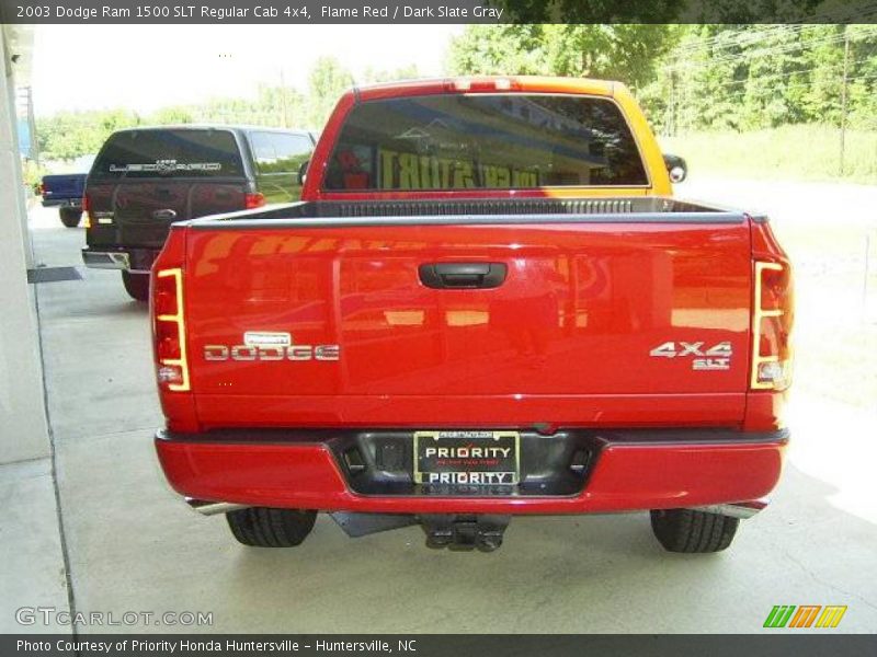 Flame Red / Dark Slate Gray 2003 Dodge Ram 1500 SLT Regular Cab 4x4