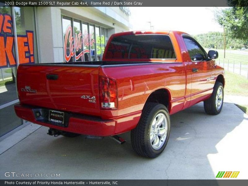 Flame Red / Dark Slate Gray 2003 Dodge Ram 1500 SLT Regular Cab 4x4