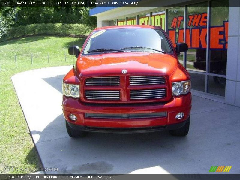 Flame Red / Dark Slate Gray 2003 Dodge Ram 1500 SLT Regular Cab 4x4