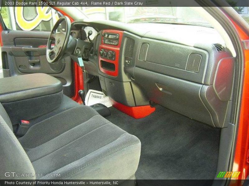 Flame Red / Dark Slate Gray 2003 Dodge Ram 1500 SLT Regular Cab 4x4