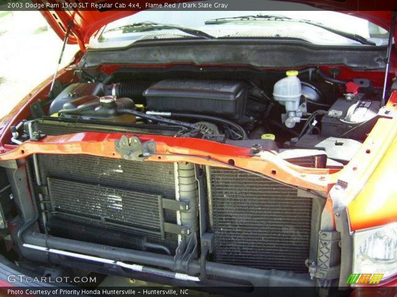 Flame Red / Dark Slate Gray 2003 Dodge Ram 1500 SLT Regular Cab 4x4