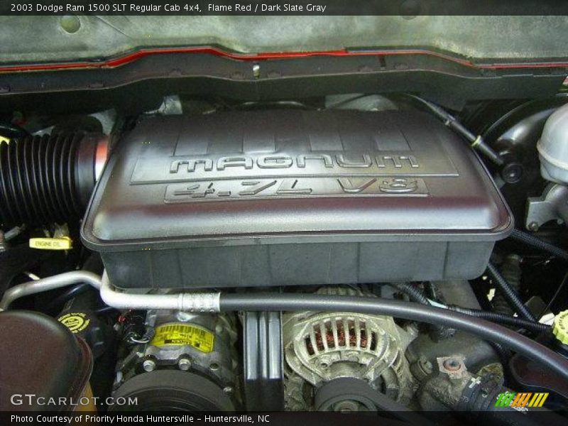 Flame Red / Dark Slate Gray 2003 Dodge Ram 1500 SLT Regular Cab 4x4