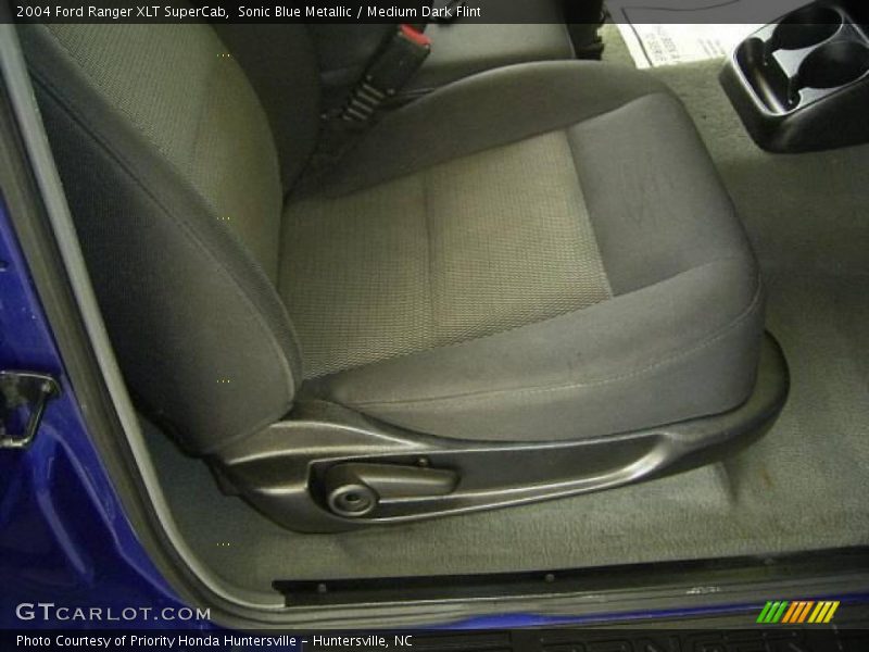 Sonic Blue Metallic / Medium Dark Flint 2004 Ford Ranger XLT SuperCab