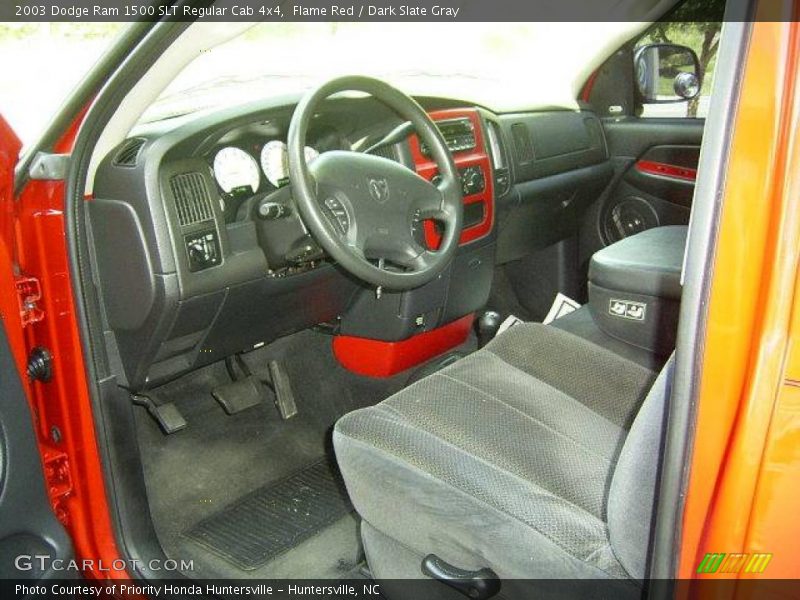 Flame Red / Dark Slate Gray 2003 Dodge Ram 1500 SLT Regular Cab 4x4