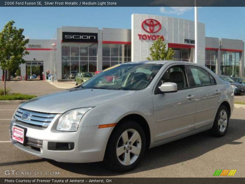 Silver Frost Metallic / Medium Light Stone 2006 Ford Fusion SE