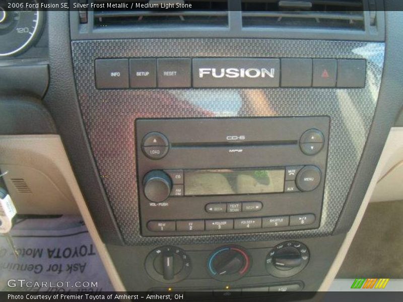 Silver Frost Metallic / Medium Light Stone 2006 Ford Fusion SE