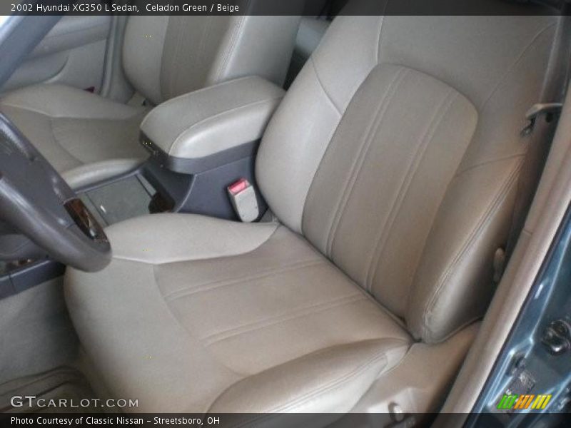 Celadon Green / Beige 2002 Hyundai XG350 L Sedan
