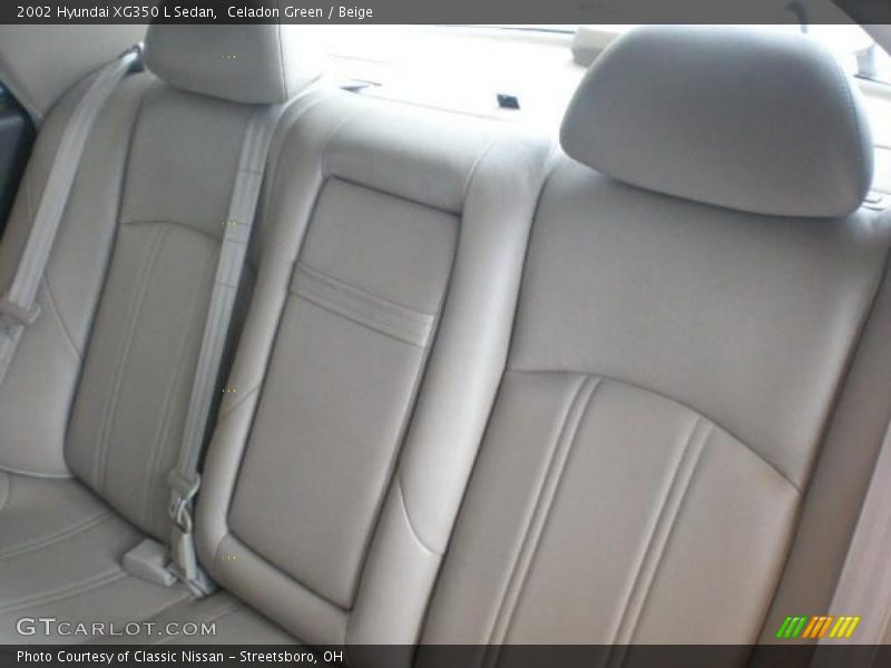 Celadon Green / Beige 2002 Hyundai XG350 L Sedan