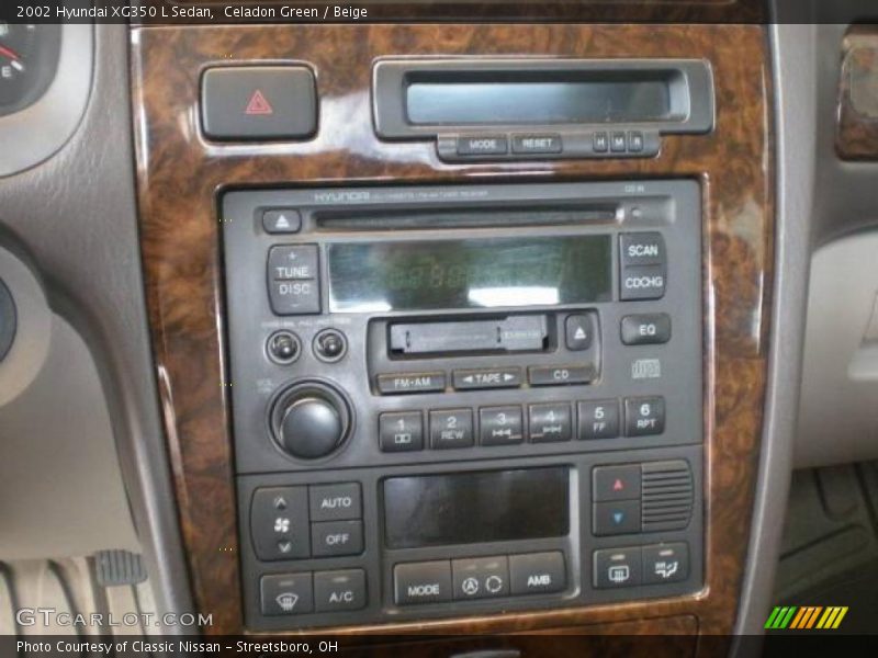 Celadon Green / Beige 2002 Hyundai XG350 L Sedan