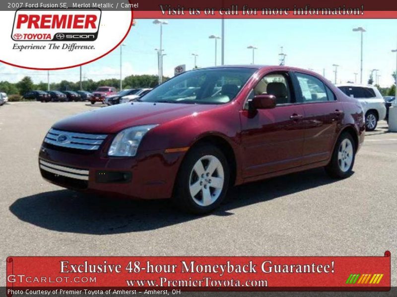 Merlot Metallic / Camel 2007 Ford Fusion SE