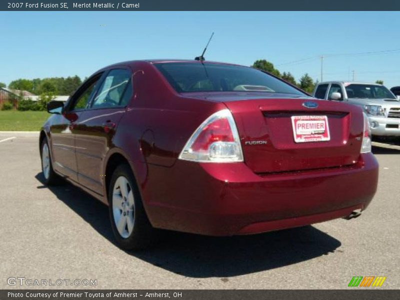 Merlot Metallic / Camel 2007 Ford Fusion SE