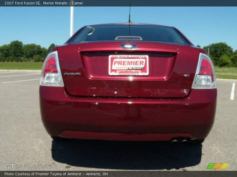 Merlot Metallic / Camel 2007 Ford Fusion SE