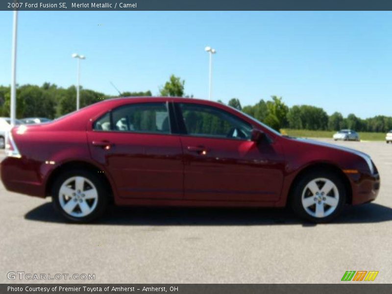 Merlot Metallic / Camel 2007 Ford Fusion SE