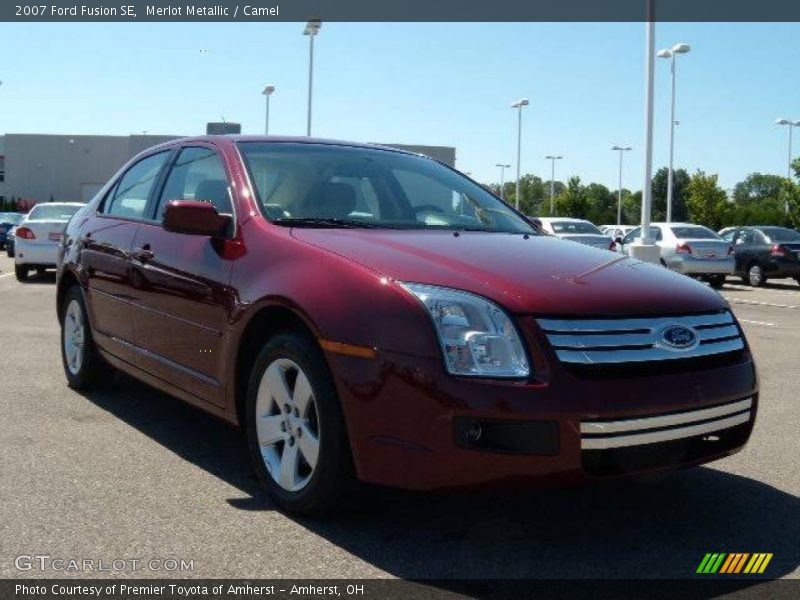 Merlot Metallic / Camel 2007 Ford Fusion SE