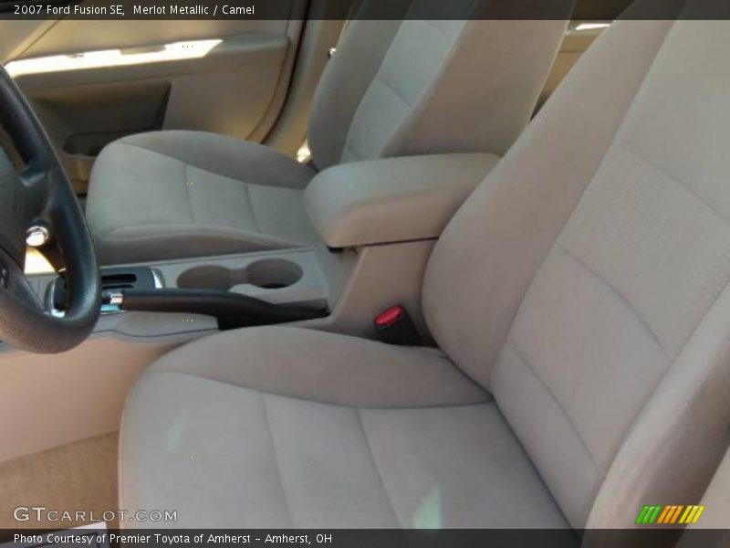 Merlot Metallic / Camel 2007 Ford Fusion SE