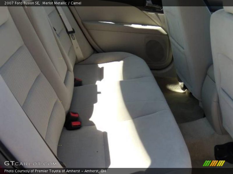 Merlot Metallic / Camel 2007 Ford Fusion SE