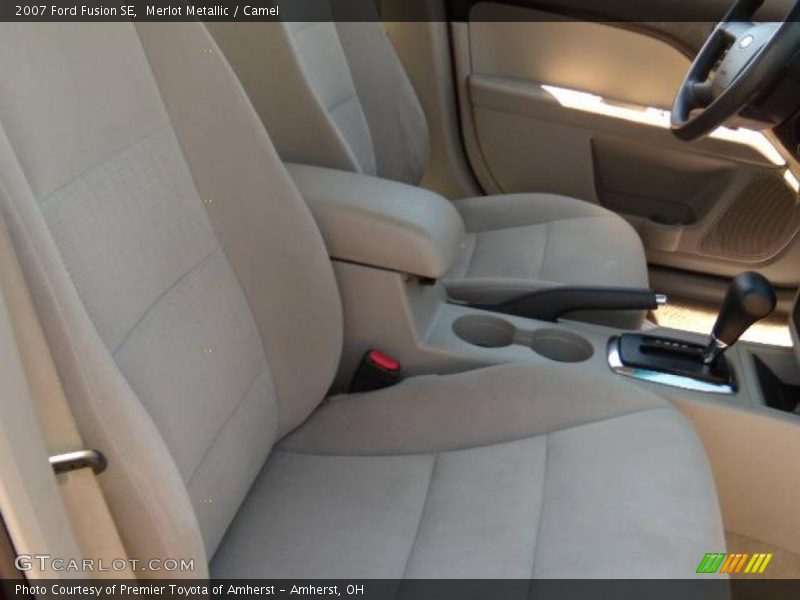 Merlot Metallic / Camel 2007 Ford Fusion SE