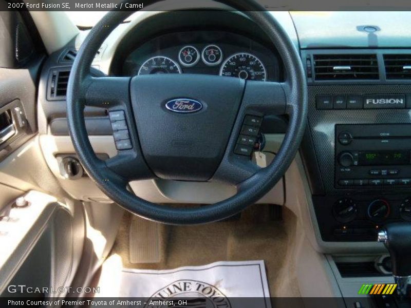Merlot Metallic / Camel 2007 Ford Fusion SE