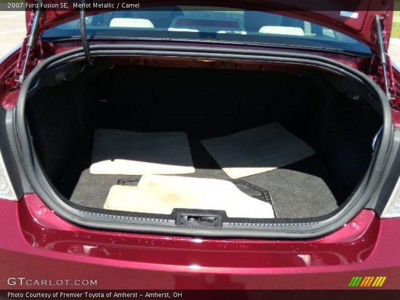 Merlot Metallic / Camel 2007 Ford Fusion SE