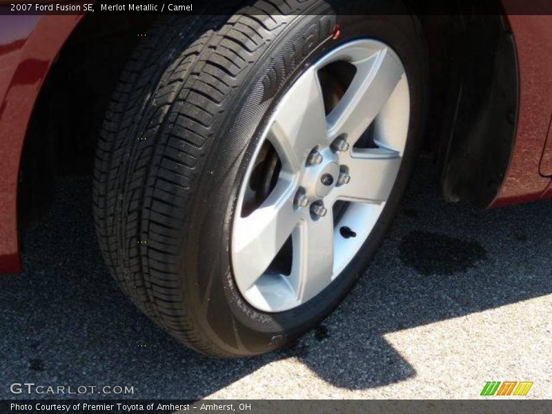 Merlot Metallic / Camel 2007 Ford Fusion SE