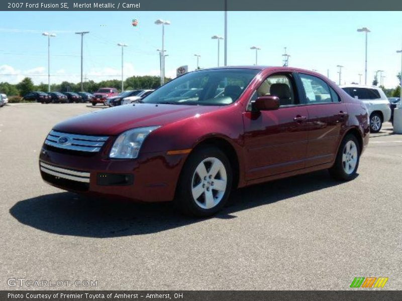 Merlot Metallic / Camel 2007 Ford Fusion SE