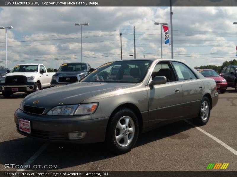 Copper Brown Mica Pearl / Beige 1998 Lexus ES 300
