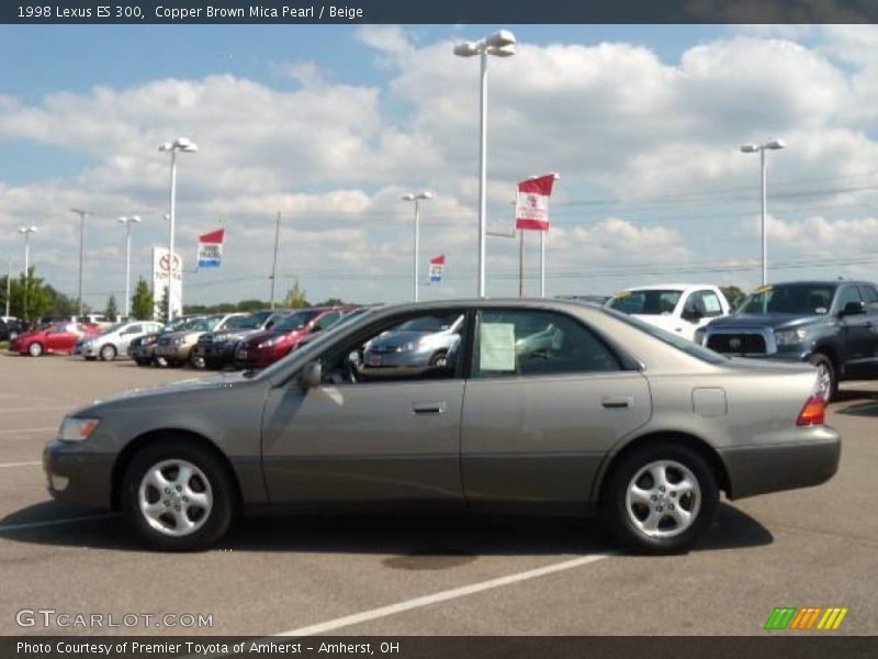 Copper Brown Mica Pearl / Beige 1998 Lexus ES 300