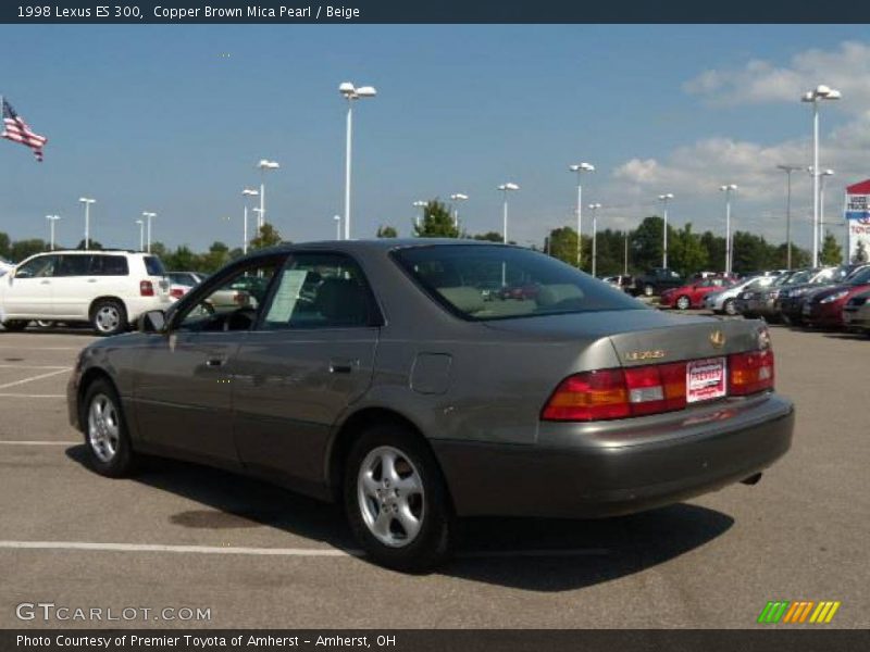 Copper Brown Mica Pearl / Beige 1998 Lexus ES 300